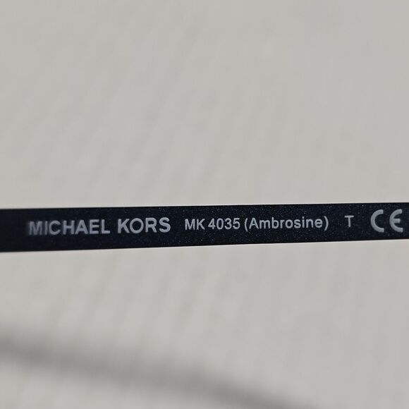 Michael Kors Eyeglasses Frames MK4035 Ambrosine 3199 Blue Cat Eye 53-15-135 main image 4